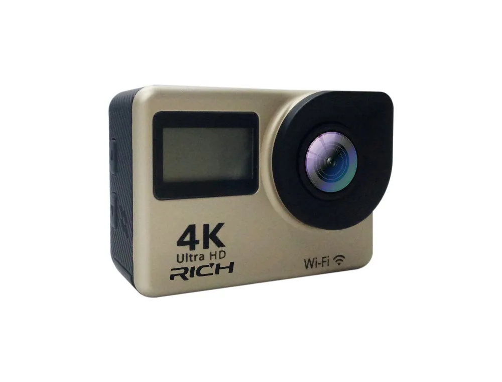 Экшн камера 4K Wifi Водонепроницаемая 2 4G с дистанционным управлением двойной экран
