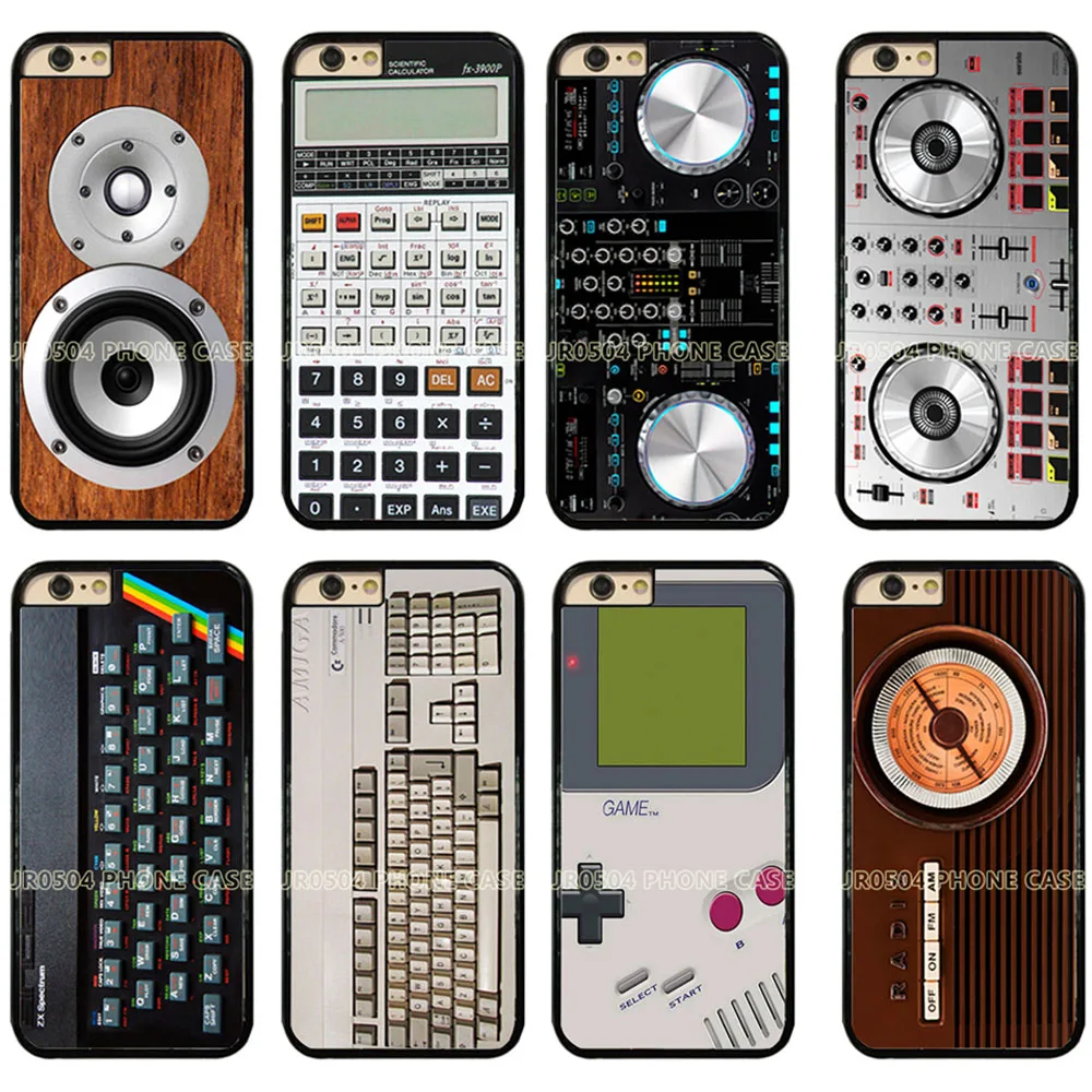 

Retro Gadget Collection Electronics PC+TPU Edge Case For iphone XS MAX XR X 5s SE 6s 7 8 Plus Samsung ss6 s7 s8 J5 2016 #189