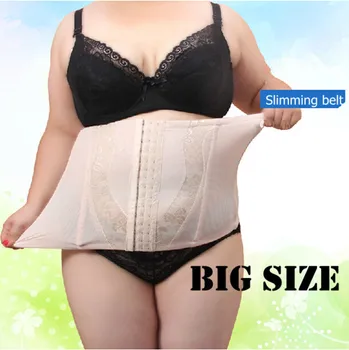 

New Women Plus Size Waist Cincher Body Shaper Waist Trainer Trainer Slimming Girdle Belt Tummy Control Belly Free Shipping
