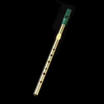 

High quality FEADOG Brass Irish Whistle Flute D key Ireland Flute Tin Metal 6Hole Musical Instrument