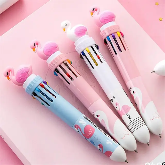 Special Price 10 in 1 Multicolor 3D Flamingo 0.5mm Ballpoint Pen Retractable School Supplies New Cute Cartoon Pen for Kids Special Price 10 in 1 Multicolor 3D Flamingo 0.5mm Ballpoint Pen Retractable School Supplies New Cute Cartoon Pen for Kids