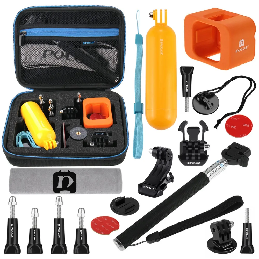 PULUZ For Go Pro Surfing Accessories Sets 18 in 1 Accessories Combo