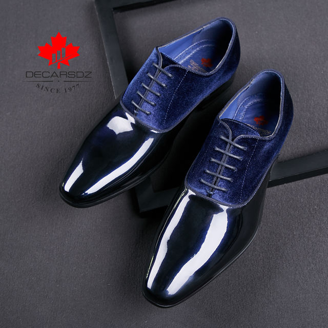 High Quality Men Dress Shoes Leather, DECARSDZ Men Shoes ,Fashion Wedding Shoes,Comfortable Formal Shoes Men