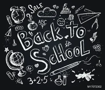 

LIFE MAGIC BOX Vinyl Back To School Chalkboard Collapsible Backdrop Party Background Photoshoot