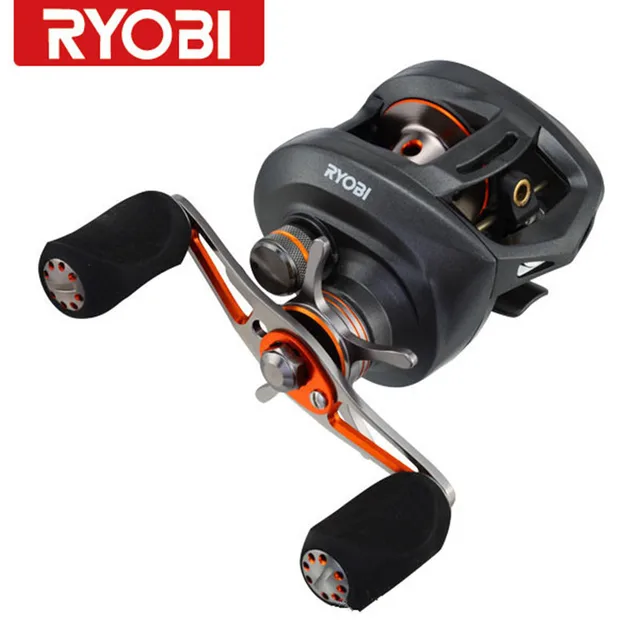 Cheap Free Shipping Super Deal Round Baitcast Reel RYOBI PLUMA (R/L) Gear Ratio7.1:1 / 10+1 BB Fishing Reels molinete pesca carretilha