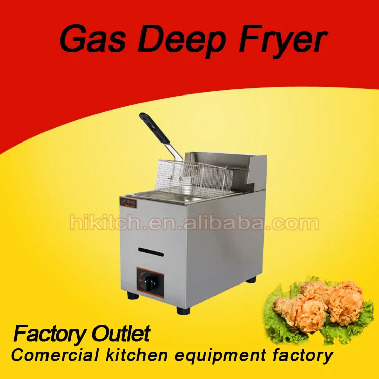 Stainless steel commercial gas deep fryerin Electric Deep Fryers from Home Appliances on