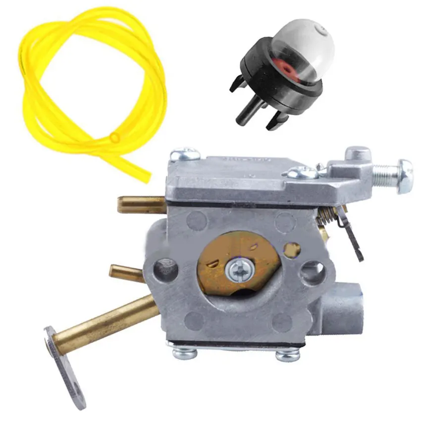 Carburetor & Fuel Line & Primer Bulb for Homelite UT 10532 Chainsaw