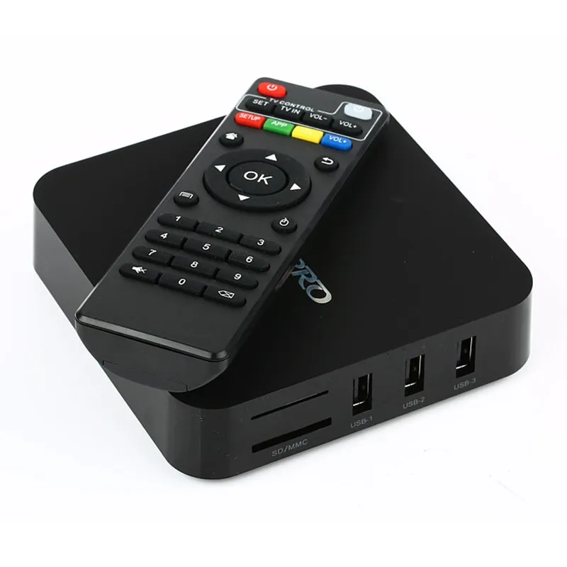 4K MX Pro Android TV Box Amlogic S905X Quad Core Android 6.0 TV Box 1GB 8GB WIFI 4K 1080p H.265 smart media player