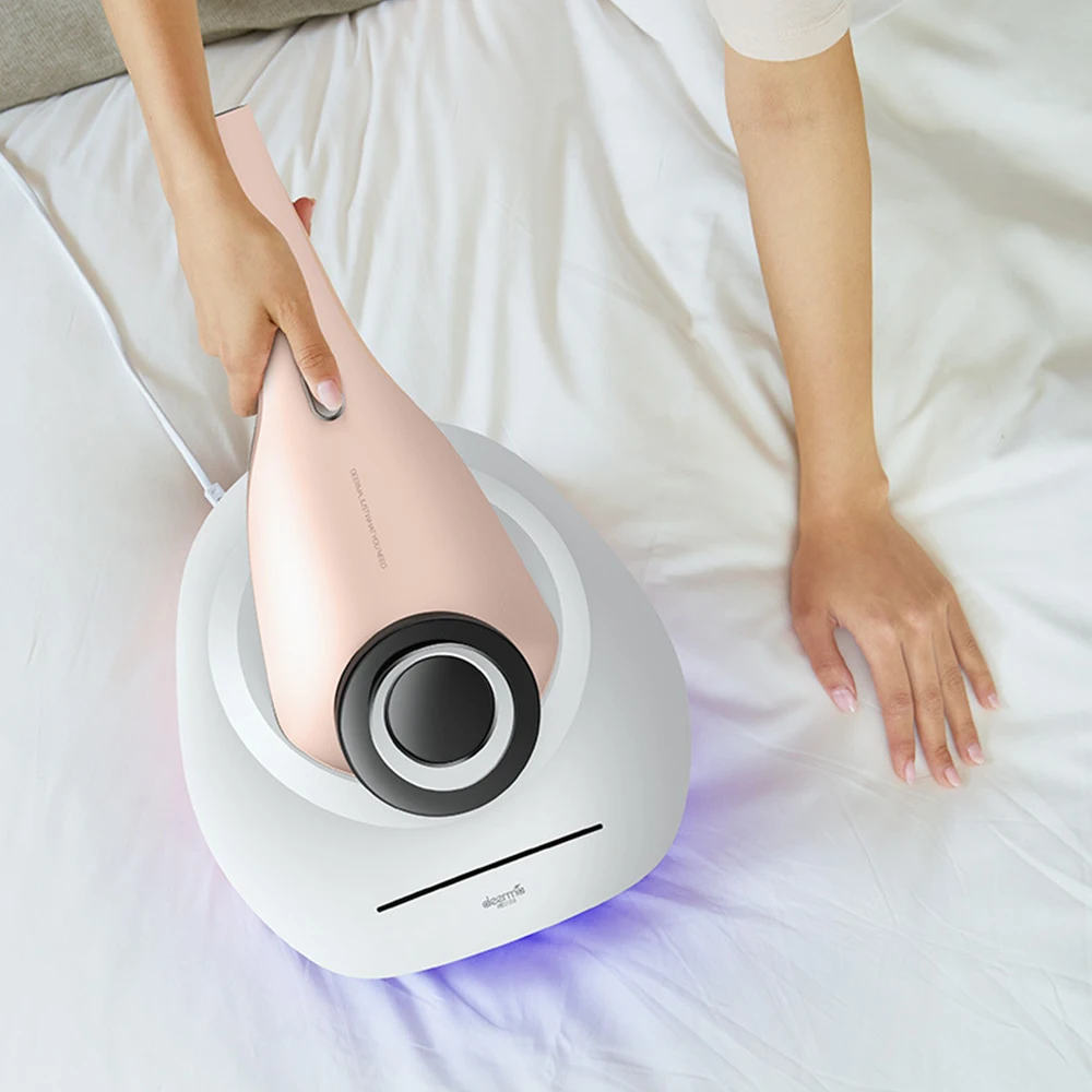 Xiaomi Deerma кровать пылесос Электрический инструмент для удаления клещей UV C свет 99.99%