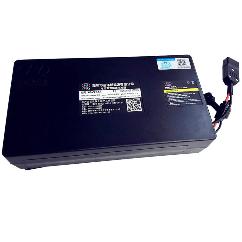 MSDS UN38.3 сертификат 1500 Вт 1000 800 halley Citycoco Li Ion 60 в 20Ah 12Ah литиевая батарея|Скутеры с