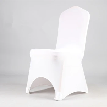 

Set of 6pcs White spandex Wedding Decoration Spandex dining wedding decoration fabric sashes restaurant chair covers and bows