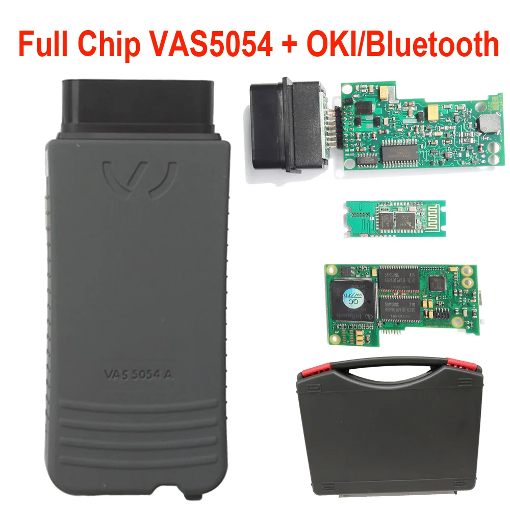 Новейший ODIS 5,16 полный чип VAS5054A OKI Bluetooth Авто сканер vas 5054a Поддержка UDS протокол VAS5054 автомобильный диагностический инструмент онлайн