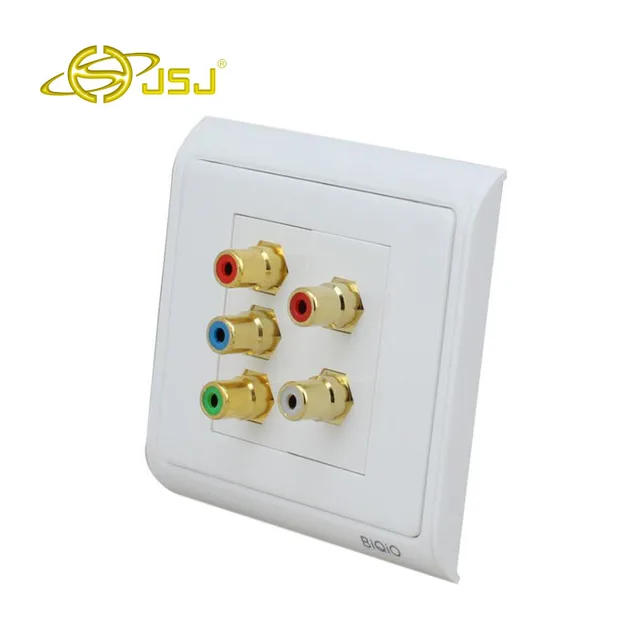 Best Value JSJ N86-902 + 603 + 610 AV Color Difference + RCA Audio Socket Component Video Audio Information Panel