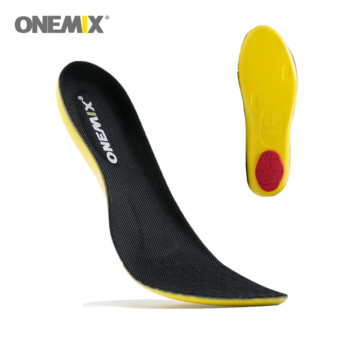 Спортивные дезодорирующие стельки ONEMIX для бега фитнеса удобные мягкие дышащие