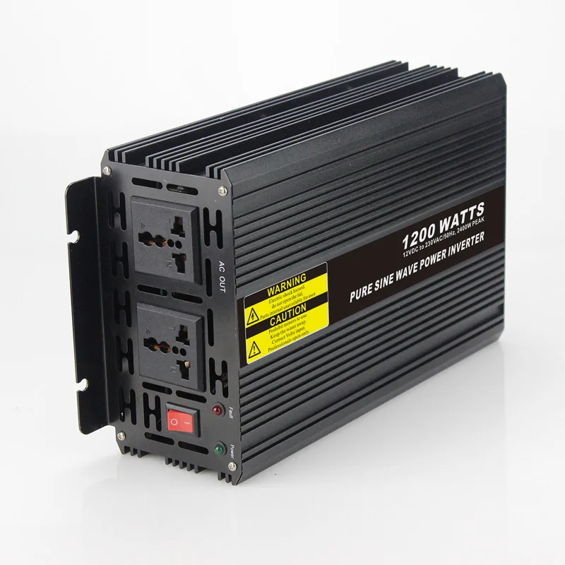 Long lifetime 1200W Car Power Inverter Converter DC 24V to AC 110V or
