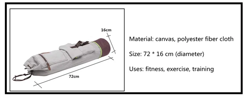 Холщовая Сумка для йоги, спортивные сумки, сумка для пилатеса, Портативная сумка через плечо для мужчин и женщин, рюкзак для фитнеса, спортивная сумка для спортзала, коврики для йоги, Сумка 72*16