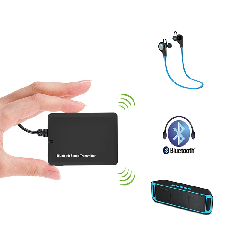 Bluetooth передатчик беспроводную передачу Мини аудио 3.5 мм A2DP стерео Dongle адаптер для
