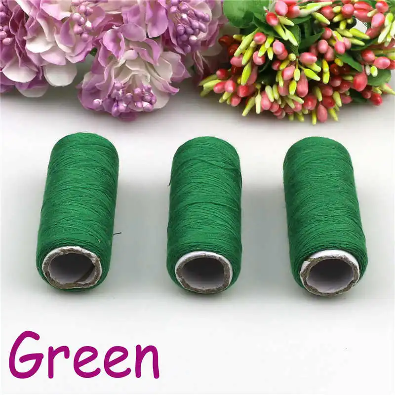 

Green 2pcs 300m Sewing Thread Polyester Thread Set Strong And Durable Sewing Threads For Hand Machines