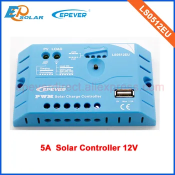 

EPEVER EP series PWM system solar controller LS0512EU with USB output port charging 5A 12V solar panels system