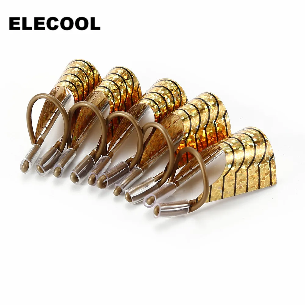 ELECOOL, 5 шт., для дизайна ногтей, многоразовые, УФ-гель, акриловые, французские советы, руководство по удлинению форм, Набор насадок, Гель-лак, Расширенный инструмент для наращивания ногтей