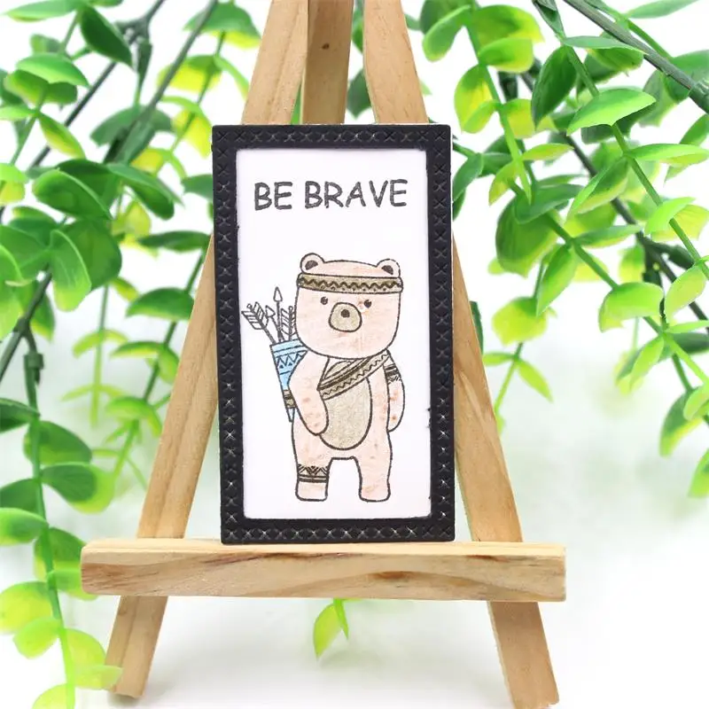 YPP CRAFT Be Brave прозрачный силиконовый штамп/печать для DIY скрапбукинга/фотоальбома декоративные прозрачные штамп листы 142