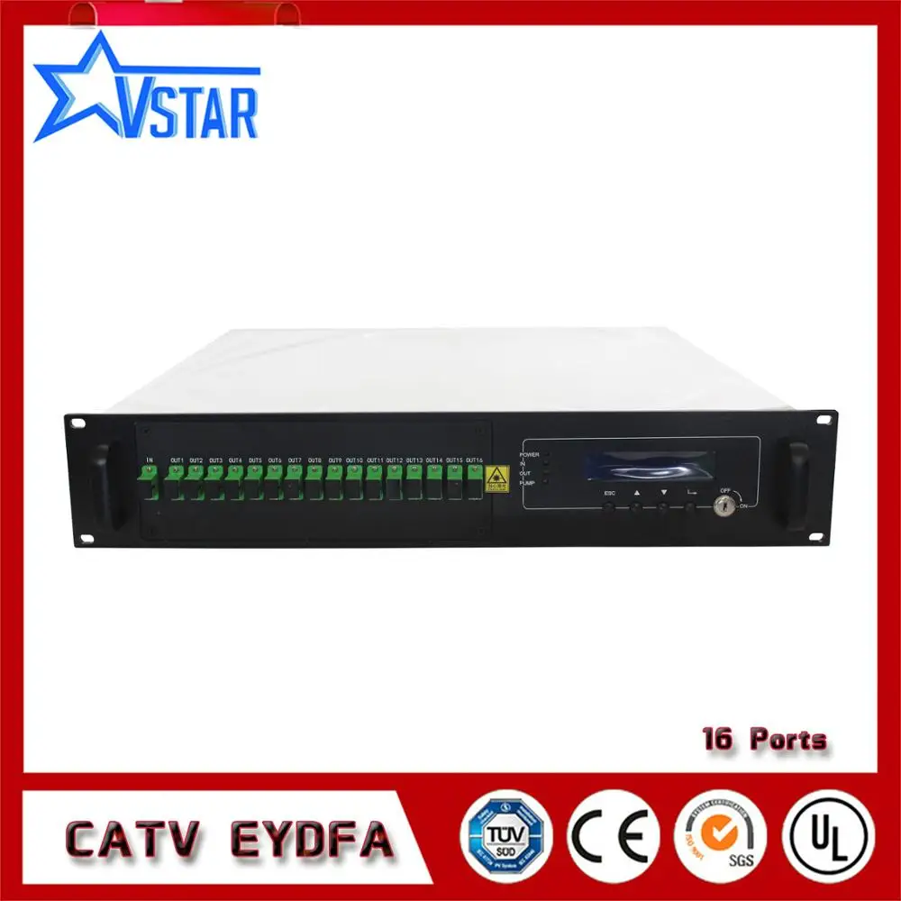 

Ftth CATV High Power EDFA Function/erbium-doped Fiber Amplifier 16ports