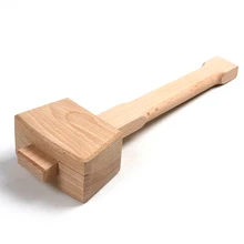 Горячая Высокая твердость 250 мм бук твердый Столярный деревянный молоток ручной инструмент для работы по дереву для самостоятельной установки молоток