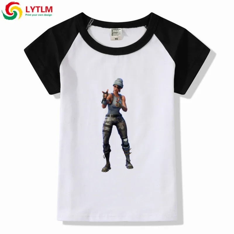 

LYTLM Boy Kids Short Sleeve T Shirts Teenage Top Boys Fortnited Battle Royale Toddler Boy Shirt Summer Kids Clothes Girls Shirts