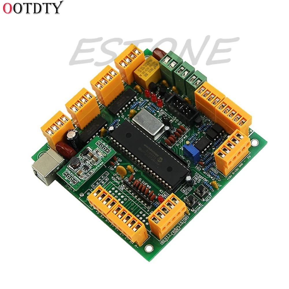 

OOTDTY USB CNC 2.1 4 Axis USB CNC Controller Interface Board CNC USB MK1