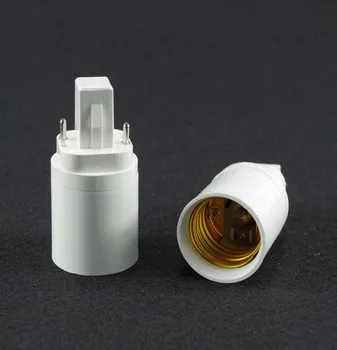 

2P G24 to E27 Socket LED Halogen Light Base Converter Extend Adapter X 12