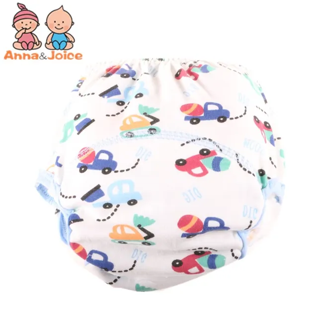 10 Pcs/lot Baby Diapers /Childrens Learning Pants /Reusable Diaper /Infant Animals Potty Washable Training Pants Suit 10–15kg