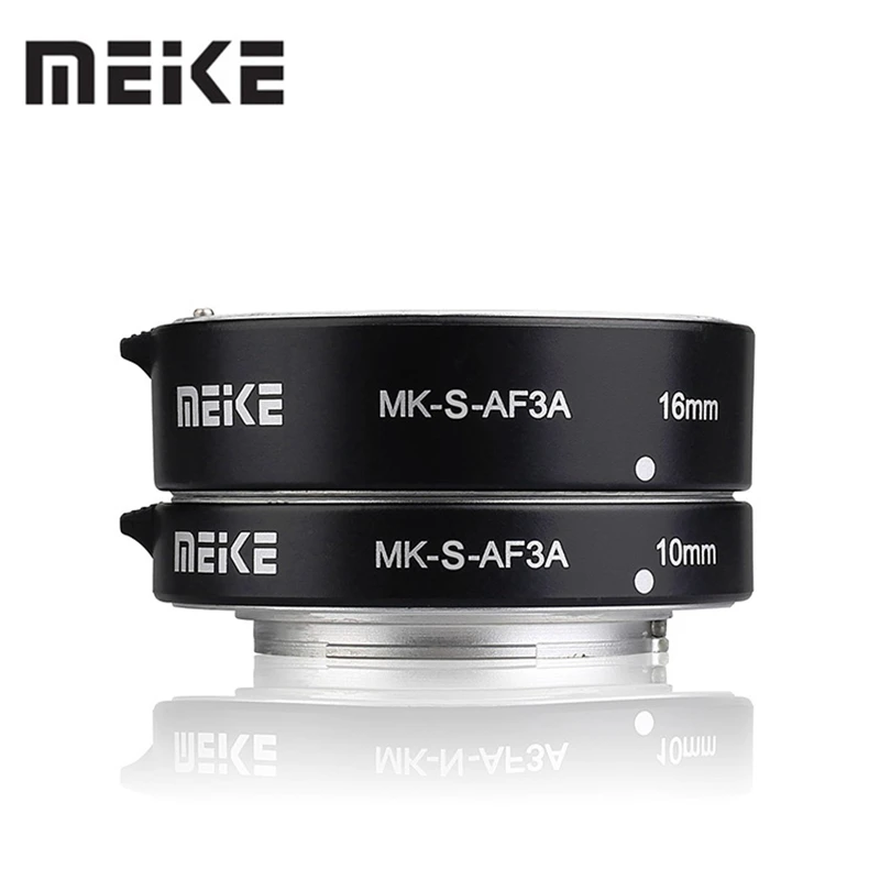 Удлинительная макротрубка Meike с автофокусом 10 мм 16 для Sony E Mount FE A7SII A7R NEX F3 Женская