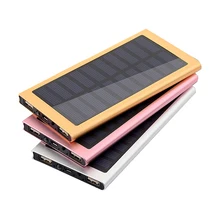 1Pcs 7566121 Solar Power Bank Case Powerbank Cover Empty DIY Power Bank Box Dual USB Kit Charger Flashlight