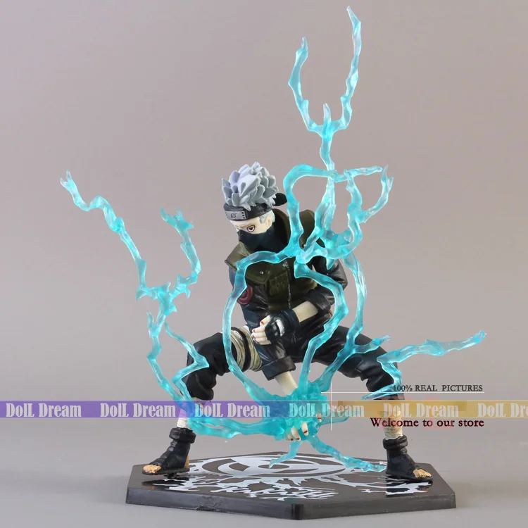 

11cm Japanese anime figure Naruto Hatake Kakashi with Lightning Blade PVC Action Figure Model for collection kids Toy