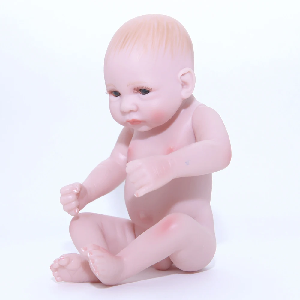 Baby Dolls Lifelike Reborn Baby Doll Action Figure Toys full Silicone Children Toy with Hair