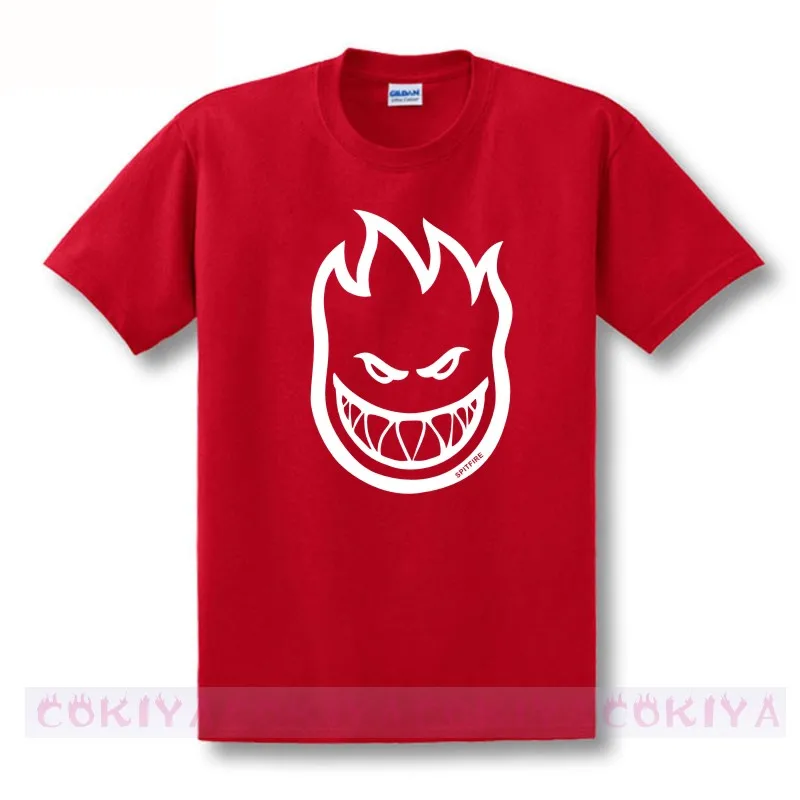 

Ectic new free shipping hot selling printing letters SPITFIRE Skateboard sitcoms men male man short-sleeve T-shirt