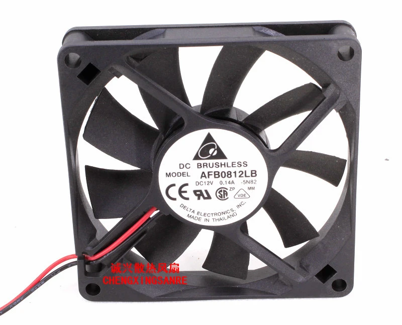 

For delta 8015 80 15 12v 0.14a afb0812lb cooling fan