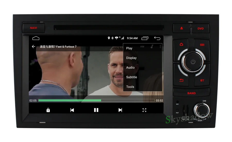 Excellent C500 4G LTE 8 Core Android 6.0 Car DVD Player GPS Map DVR camera TPMS OBD2 Bluetooth WIFI Radio For Audi A4 RS4 2002-2007 2008 5
