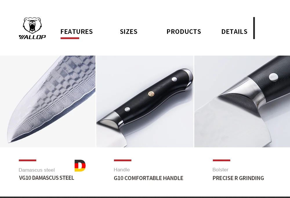 santoku knife_damascus knife_japanese knife_07