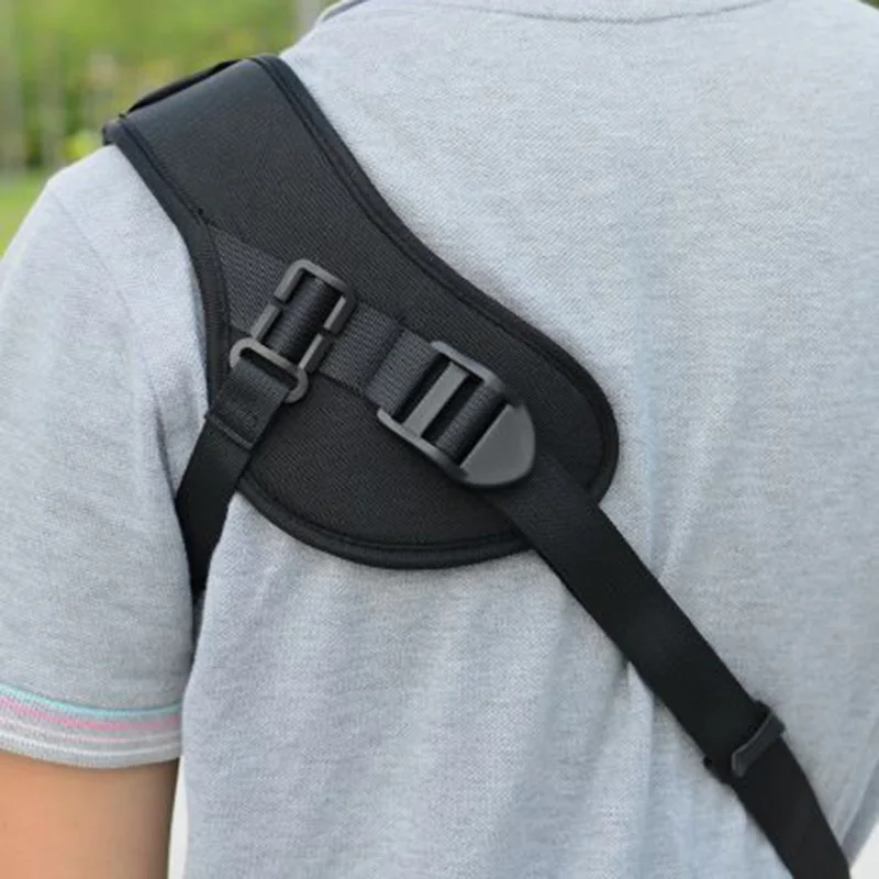 

Quick Rapid Single Shoulder Sling Belt Neck Strap Black Adjustable For Camera R DR @ XR649