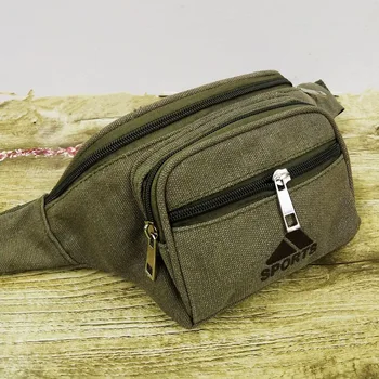

Yesetn Bag 062019 men's canvas purse large capacity outdoors mobile phone bag chest pocket bag