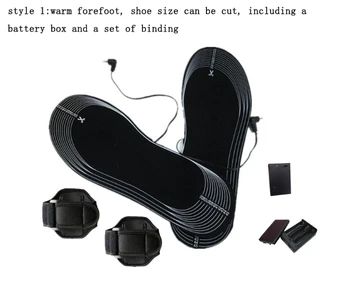 

Carbon fiber electric heater insole Personal care appliance heater Insoles cut Winter warmer