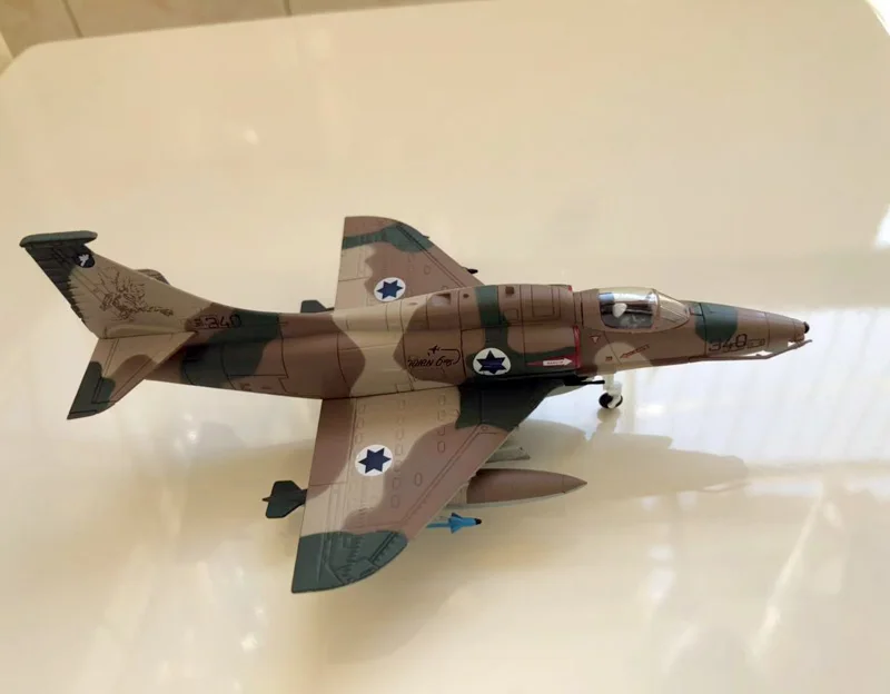 WLTK 1/72 масштаб военная модель игрушки IAF Дуглас A-4 Skyhawk истребитель литой металлический самолет модель игрушки для сбора, подарок, дети