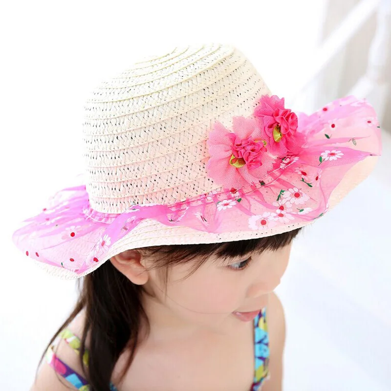 girls straw hats wholesale