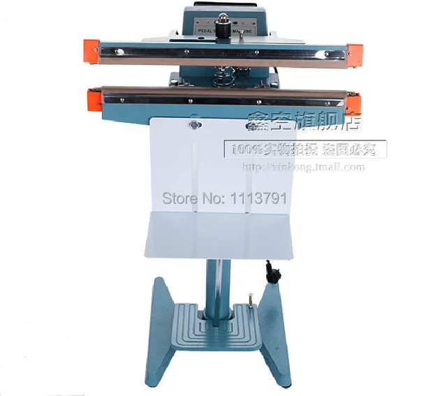 Foot Pedal Impulse Sealer Heat Sealing Machine Plastic Bag Foot Pedal Impulse Sealer Heat Sealing Machine Plastic Bag Double Sided