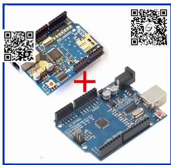 

1pair only good quality Ethernet W5100 network expansion board SD card Shield for arduino without usb cable