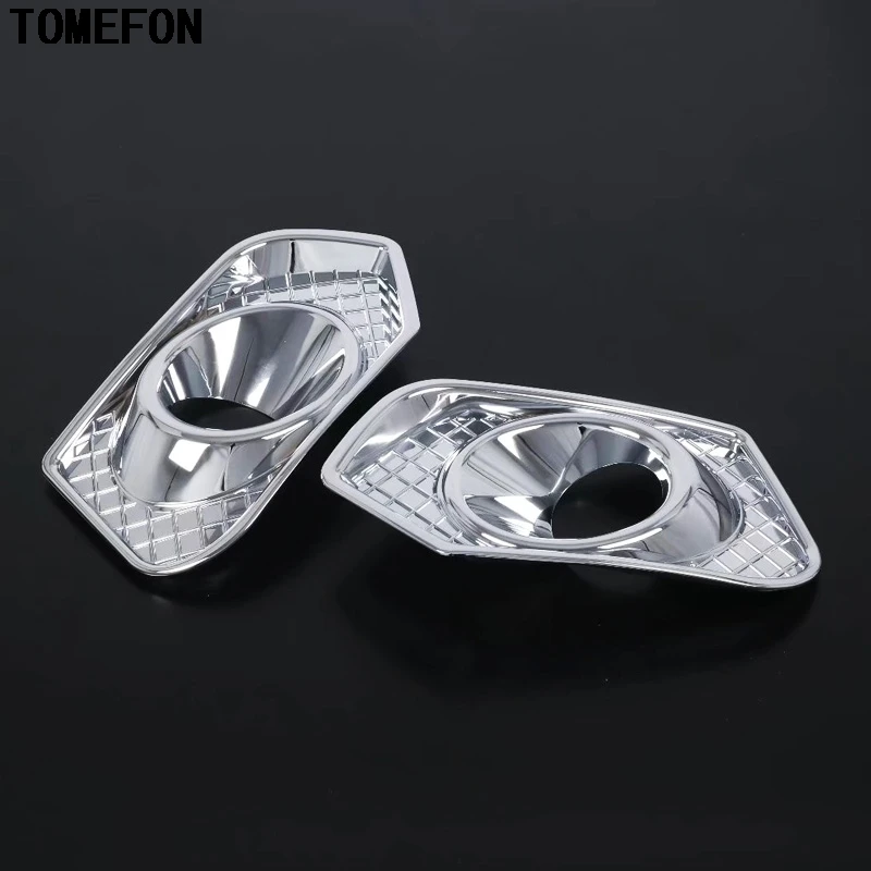 

TOMEFON For Suzuki Swift 2017 2018 2019 ABS Chrome Front Fog Lamp Cover Foglight Headlight Cover Trim Car Exterior Accessories