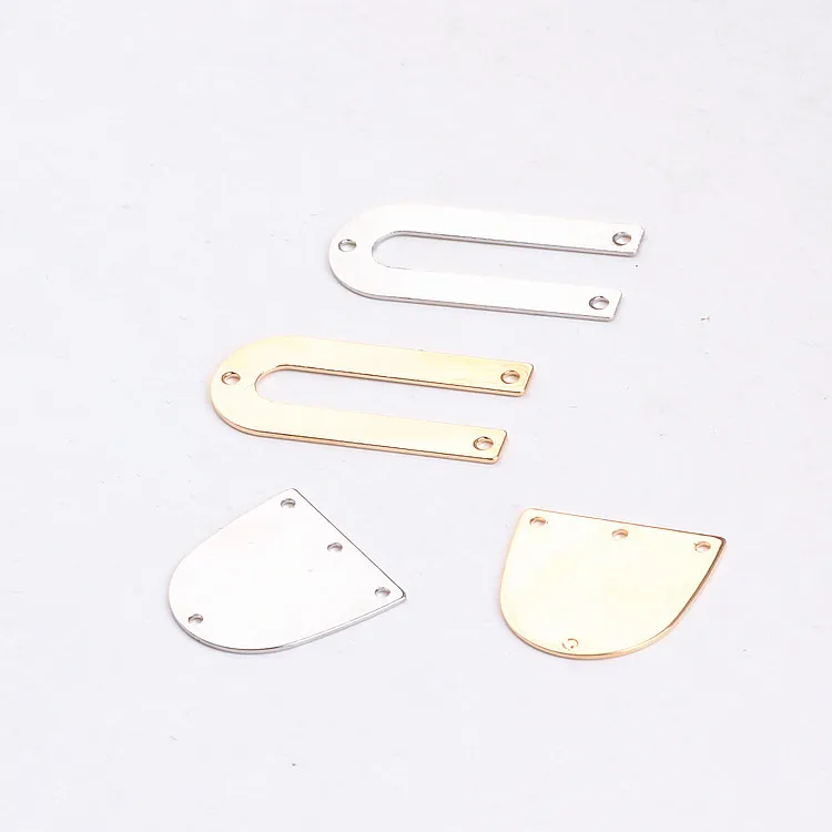 

DIY handmade jewelry accessories copper simple small fresh n shaped Pendant Earrings material pendants jewelry making