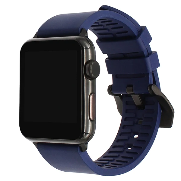 Подлинная Резина ремешок для часов+ адаптеры для 38 мм 40 мм 42 мм 44 мм iWatch Apple Watch Series 1 2 3 4 5 браслет