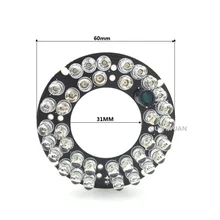 ИК светодиодный 36 шт. инфракрасные лампы гибридные 45-90 градусов аксессуары для CCTV C ameras